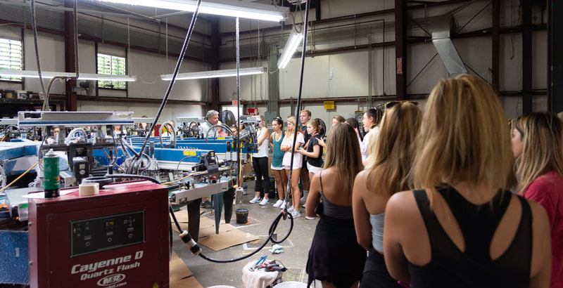 CTD students tour Campus Collection facility with Chet Goldstein.